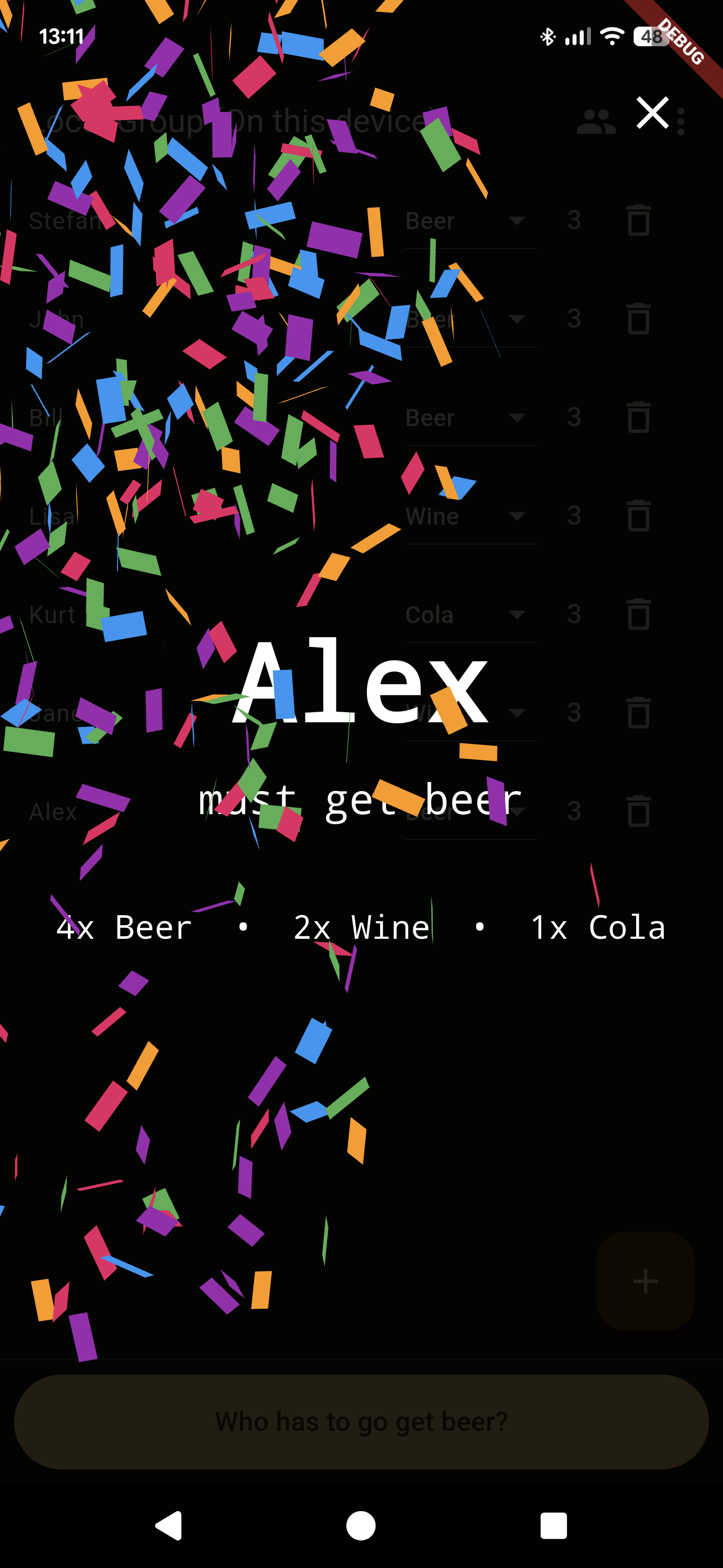 Wie moet er bier gaan halen app